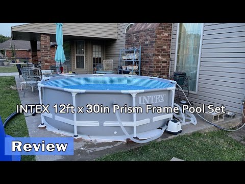 INTEX 12ft x 30in Prism Frame Pool Set Review