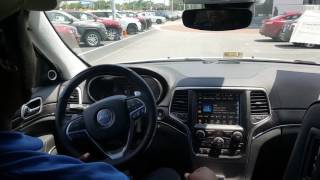 Reed demonstrates self Park on a 2017 Jeep Grand Cherokee Summit