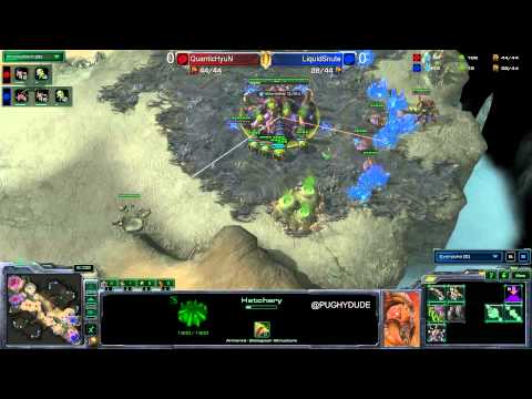 HoTS Go4SC2 #281 Liquid Snute v Quantic Hyun ZvZ G1 Starcraft 2 Pughy