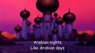Arabian nights Aladdin Lyrics