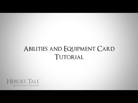 Abilities and Equipment Cards