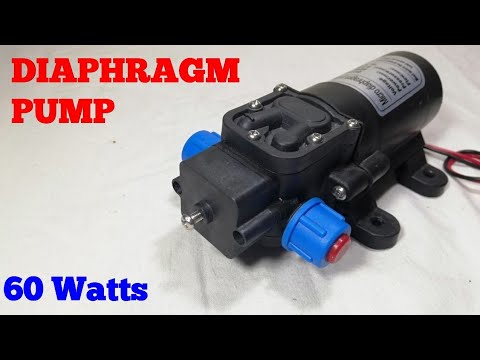 Review of my new  PRESSURE WATER PUMP , powerful MICRO DIAPHRAGM PUMP .