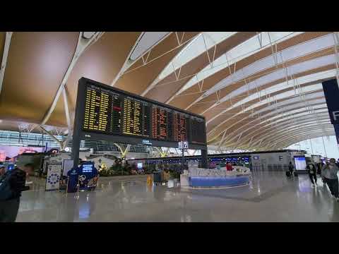 Terminal 2 T2 Check-in Partida PVG Aeroporto Internacional de Xangai Pudong e Aeroporto Internacional Doméstico de Xangai Pudong China