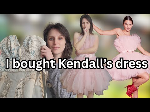 Homemade couture dress vs $600 Kendall Jenner dress