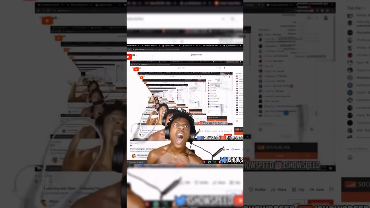 Speed rages at himself😂 #comedy #meme #ishowspeed #viral