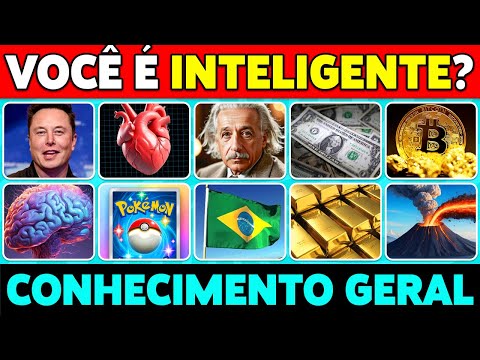 50 Perguntas de CONHECIMENTOS GERAIS 🧠🤔🤓 | Quanto Você Sabe? | Heroi Quiz
