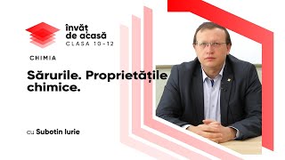 ”Sărurile. Proprietățile chimice”