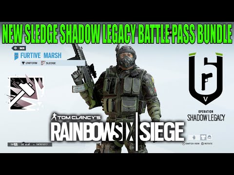 Sledge Shadow Legacy Battle Pass Bundle - Rainbow Six Siege