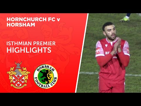URCHINS UP TO 7th | Hornchurch v Horsham | Isthmian Premier Highlights