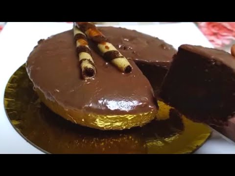 HOW TO MAKE NO OVEN CHOCOLATE CAKE (ONLY 3 INGREDIENTS)