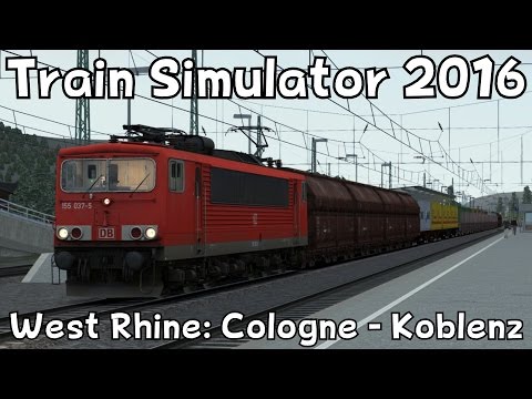 Train Simulator 2016: BR155 on West Rhine Cologne - Koblenz route