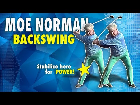 Moe Norman's Golf Swing 4K - Backswing for Leverage and Power