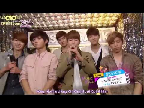 [I7VN][Vietsub] 130405 Music Bank Waiting Room - INFINITE