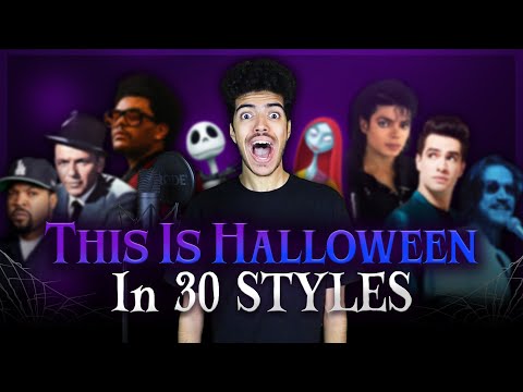 This Is Halloween IN 30 STYLES | Acapella Cover by Marwan Ayman