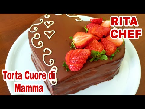 TORTA CUORE DI MAMMA🍓RITA CHEF | Speciale Festa della Mamma.