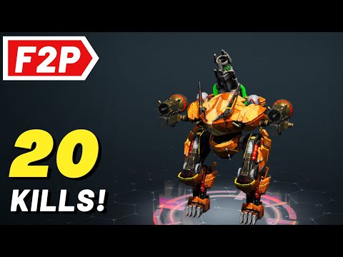 Fenrir Redeemer Tarans MK3 Gameplay - 20 Kills - War Robots Free to Play Hangar