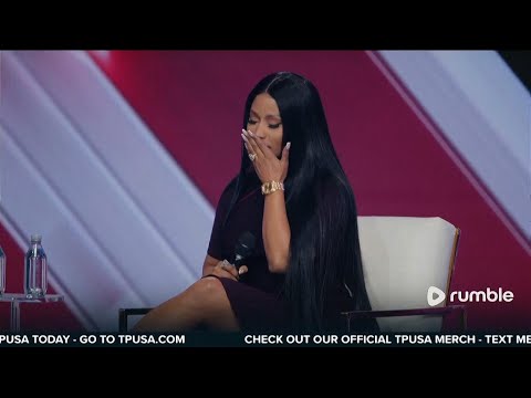 NICKI MINAJ , gaffe in tv: ospite della vedova di CHARILE KIRK definisce "ASSASSINO" JD VANCE