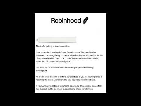 Robinhood account was hacked