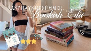 Closing out summer with a reading wrap-up & September TBR (fall transition reads!)