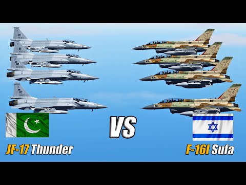 4 Israeli F-16I Sufa vs 4 Pakistan JF-17 Thunder - DCS WORLD