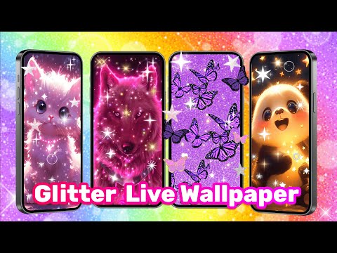 Glitter Live Wallpaper Maker