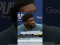 Joel Embiid says he doesn't know why 76ers let Jimmy Butler go ?? #shorts