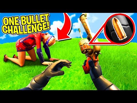 Fortnite ITA - SI PUO' VINCERE 1 GAME CON 1 SOLO PROIETTILE??