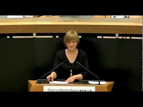 Rede zum Koalitionsentwurf über ein Gesetz gegen die Zweckenstfredung von Wohnraum in Berlin