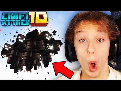 80 WITHER vs MEINE BASE in Minecraft CRAFT ATTACK 10
