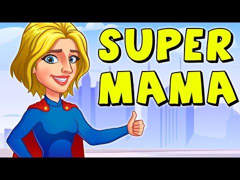 Super mama - Pesmica za decu | Superheroj mama - dečija pesma | Muzika za bebe | Pesma o majci