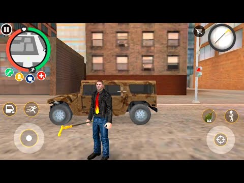 Stone man mutant power fight army base | Rope hero vice town | Games on