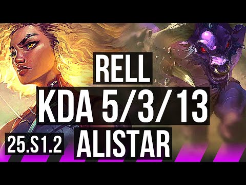 RELL & Draven vs ALISTAR & Ezreal (SUP) | KR Challenger | 25.S1.2