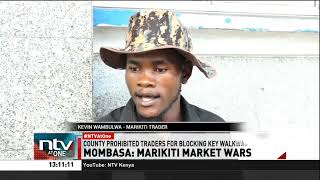 Chaos at Marikiti Market: Traders Clash With County Askari