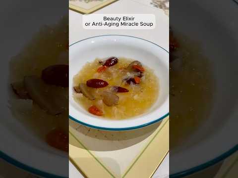 Anti-aging Beauty Elixir/Soup Made with Chinese Snow Fungus, Red Jujube Dates & Goji Berries✨