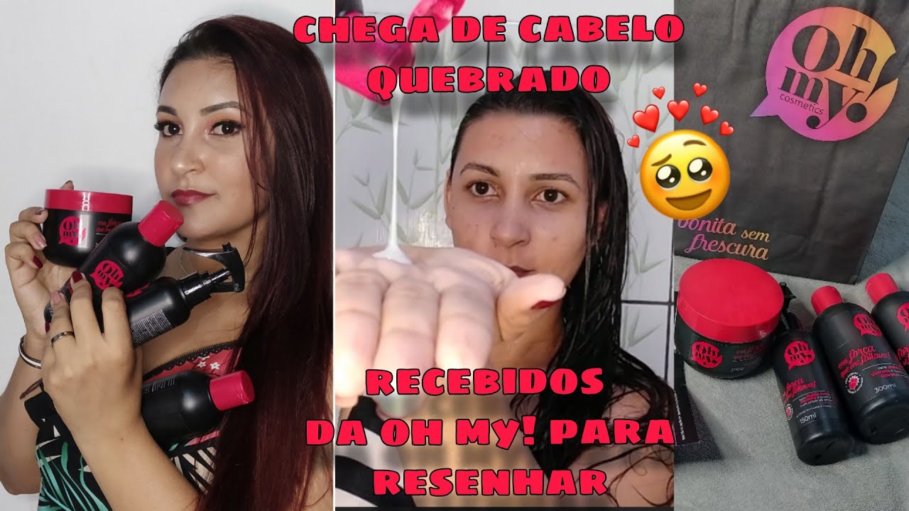 OH MY COSMÉTICOS ME NOTOU/ RESENHA DA NOVA LINHA DE TRATAMENTO PARA CABELO QUEBRADOS/CARLASABINO