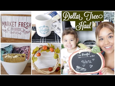 DOLLAR TREE HAUL AUGUST 2018 Fall and Farmhouse Finds Video
