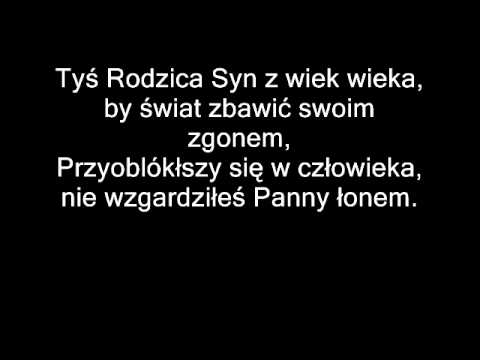 Ciebie Boga Wysławiamy --tekst pieśni