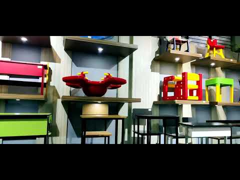 Leather mid back geeken gp133 revolving chair, fixed arm, br...