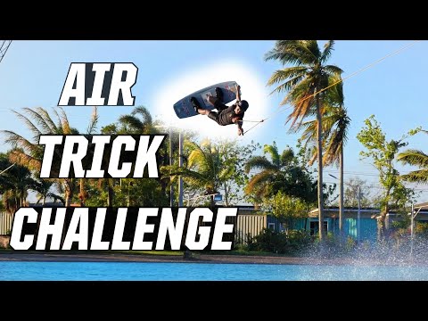 AIR TRICK CHALLENGE! - WAKEBOARDING - RAPH TRINIDAD