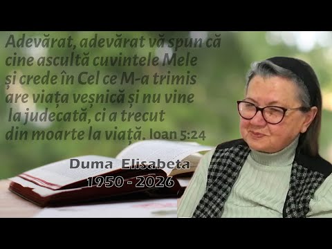 Slujbă Priveghi Sora Duma Elisabeta - Vineri - 30.01.2026