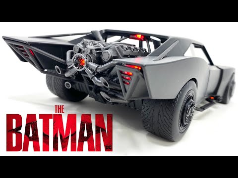 The BEST 2022 Batmobile from "THE BATMAN' YET! Jada Toys 1:18 Next Level BATMOBILE W/ Lights Review