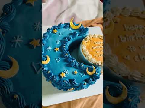 moon theme cake #foryou  #shortvideos  #shhort  #shortsviral  #short  #viral  #foryou
