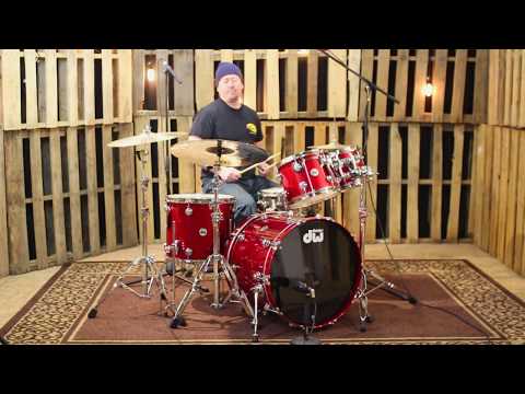 DW Collector's Maple "Minotaur's Blood" Lacquer Drum Set - 22, 10, 12, 16