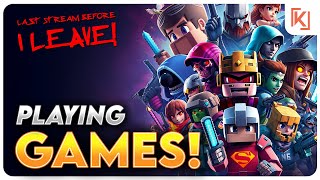 Last Stream Before the UK Trip | Playing Random Games