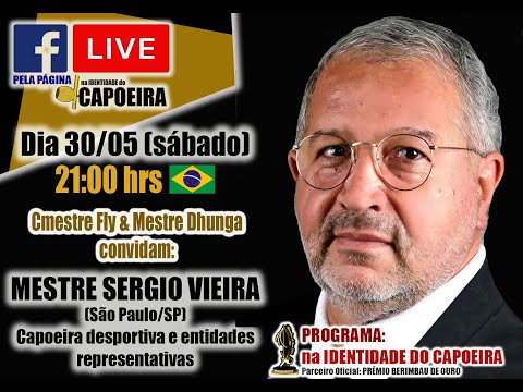 59ª LIVE NA IDENTIDADE DO CAPOEIRA - MESTRE SERGIO VIEIRA