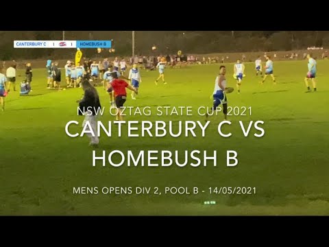 Oztag State Cup 2021 - Canterbury C vs Homebush B - Mens Opens - 14/05/21