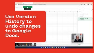 Use Version History in Google Docs to undo changes