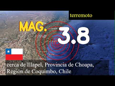 😱🚨  Terremoto cerca de Illapel, Provincia de Choapa, Región de Coquimbo, Chile actualizaciones en vi