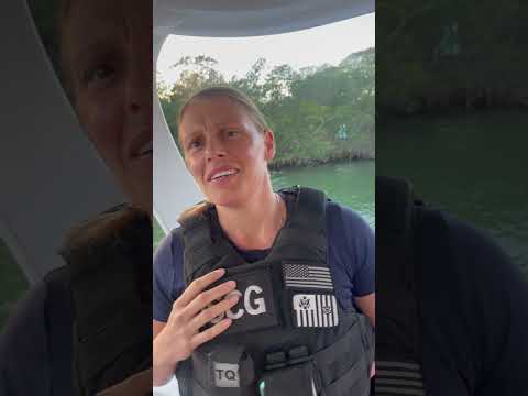 Coast Guard boarding us with Marine Patrol. This is how you deal with them. You need to be direct