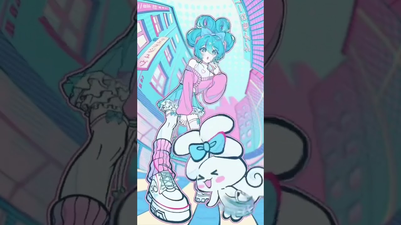 [I wanna see u on the floor!] #miku#cinnamoroll#sanrio#vocaloid